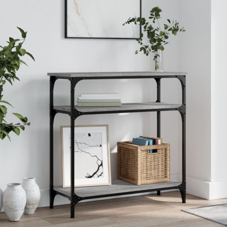 Sonoma grauer Konsolentisch aus Holzwerkstoff, 75 x 29 x 75 cm von , Seitentische - Ref: Foro24-834043, Preis: 48,42 €, Rabat...