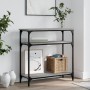Sonoma grauer Konsolentisch aus Holzwerkstoff, 75 x 29 x 75 cm von , Seitentische - Ref: Foro24-834043, Preis: 48,42 €, Rabat...