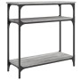 Sonoma grauer Konsolentisch aus Holzwerkstoff, 75 x 29 x 75 cm von , Seitentische - Ref: Foro24-834043, Preis: 48,42 €, Rabat...