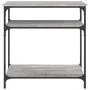 Sonoma gray engineered wood console table 75x29x75 cm by , Side tables - Ref: Foro24-834043, Price: 47,78 €, Discount: %