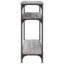 Sonoma grauer Konsolentisch aus Holzwerkstoff, 75 x 29 x 75 cm von , Seitentische - Ref: Foro24-834043, Preis: 48,42 €, Rabat...