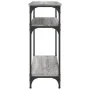 Sonoma gray engineered wood console table 75x29x75 cm by , Side tables - Ref: Foro24-834043, Price: 47,78 €, Discount: %