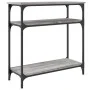 Sonoma gray engineered wood console table 75x29x75 cm by , Side tables - Ref: Foro24-834043, Price: 47,78 €, Discount: %