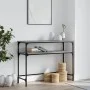 Sonoma gray engineered wood console table 100x35.5x75 cm by , Side tables - Ref: Foro24-834048, Price: 49,39 €, Discount: %
