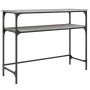 Sonoma grauer Konsolentisch aus Holzwerkstoff, 100 x 35,5 x 75 cm von , Seitentische - Ref: Foro24-834048, Preis: 50,00 €, Ra...
