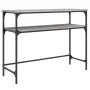 Sonoma gray engineered wood console table 100x35.5x75 cm by , Side tables - Ref: Foro24-834048, Price: 49,39 €, Discount: %