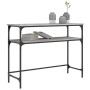 Sonoma grauer Konsolentisch aus Holzwerkstoff, 100 x 35,5 x 75 cm von , Seitentische - Ref: Foro24-834048, Preis: 50,00 €, Ra...