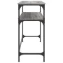 Sonoma gray engineered wood console table 100x35.5x75 cm by , Side tables - Ref: Foro24-834048, Price: 49,39 €, Discount: %