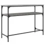 Sonoma gray engineered wood console table 100x35.5x75 cm by , Side tables - Ref: Foro24-834048, Price: 49,39 €, Discount: %