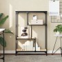 Regal aus Sonoma-Eichenstahl, Holzwerkstoff, 81 x 36 x 115 cm von , Bücherregale und Regale - Ref: Foro24-835405, Preis: 48,7...