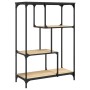 Regal aus Sonoma-Eichenstahl, Holzwerkstoff, 81 x 36 x 115 cm von , Bücherregale und Regale - Ref: Foro24-835405, Preis: 48,7...