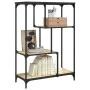 Estantería madera de ingeniería acero roble Sonoma 81x36x115 cm de , Librerías y estanterías - Ref: Foro24-835405, Precio: 48...