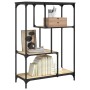 Regal aus Sonoma-Eichenstahl, Holzwerkstoff, 81 x 36 x 115 cm von , Bücherregale und Regale - Ref: Foro24-835405, Preis: 48,7...