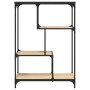 Regal aus Sonoma-Eichenstahl, Holzwerkstoff, 81 x 36 x 115 cm von , Bücherregale und Regale - Ref: Foro24-835405, Preis: 48,7...