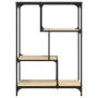 Regal aus Sonoma-Eichenstahl, Holzwerkstoff, 81 x 36 x 115 cm von , Bücherregale und Regale - Ref: Foro24-835405, Preis: 48,1...