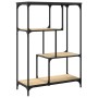 Regal aus Sonoma-Eichenstahl, Holzwerkstoff, 81 x 36 x 115 cm von , Bücherregale und Regale - Ref: Foro24-835405, Preis: 48,7...