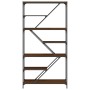 Regal aus Holzwerkstoff, Stahl, braune Eiche, 91 x 36 x 176 cm von , Bücherregale und Regale - Ref: Foro24-835418, Preis: 68,...