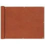 Toldo para balcón tela oxford 90x400 cm terracota de vidaXL, Sombrillas - Ref: Foro24-42330, Precio: 21,88 €, Descuento: %