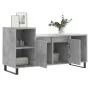 TV-Schrank aus betongrauem Sperrholz, 100 x 35 x 55 cm von , TV-Möbel - Ref: Foro24-831328, Preis: 78,73 €, Rabatt: %
