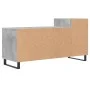Mueble para TV madera contrachapada gris hormigón 100x35x55 cm de , Muebles TV - Ref: Foro24-831328, Precio: 78,73 €, Descuen...