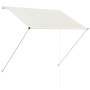 Toldo retráctil crema 100x150 cm
