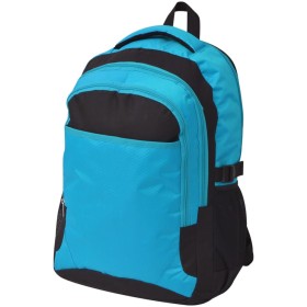 Mochila escolar negra y azul 40 l de vidaXL, Mochilas - Ref: Foro24-91112, Precio: 32,80 €, Descuento: %