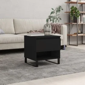Black engineered wood coffee table 50x46x50 cm by , Coffee table - Ref: Foro24-830926, Price: 49,25 €, Discount: %