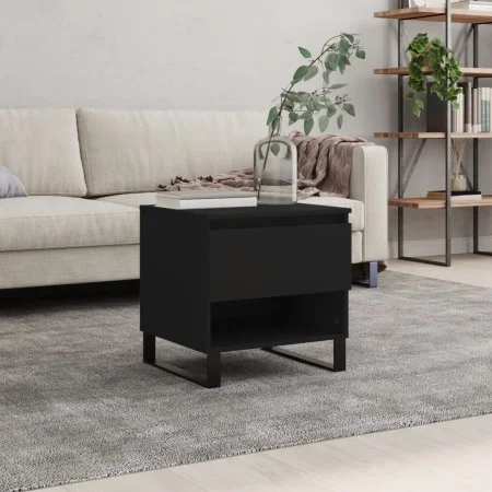 Black engineered wood coffee table 50x46x50 cm by , Coffee table - Ref: Foro24-830926, Price: 49,85 €, Discount: %