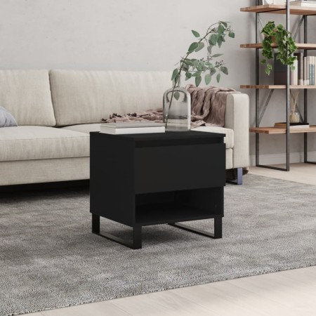 Schwarzer Couchtisch aus Holzwerkstoff, 50 x 46 x 50 cm von , Couchtisch - Ref: Foro24-830926, Preis: 49,85 €, Rabatt: %