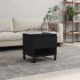 Schwarzer Couchtisch aus Holzwerkstoff, 50 x 46 x 50 cm von , Couchtisch - Ref: Foro24-830926, Preis: 49,85 €, Rabatt: %