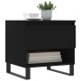 Schwarzer Couchtisch aus Holzwerkstoff, 50 x 46 x 50 cm von , Couchtisch - Ref: Foro24-830926, Preis: 49,85 €, Rabatt: %