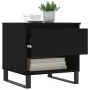 Black engineered wood coffee table 50x46x50 cm by , Coffee table - Ref: Foro24-830926, Price: 49,85 €, Discount: %