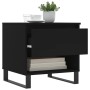 Schwarzer Couchtisch aus Holzwerkstoff, 50 x 46 x 50 cm von , Couchtisch - Ref: Foro24-830926, Preis: 49,85 €, Rabatt: %