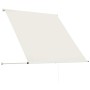 Toldo retráctil crema 100x150 cm