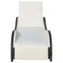 Lounger with black synthetic rattan cushion by vidaXL, Loungers - Ref: Foro24-41975, Price: 211,01 €, Discount: %