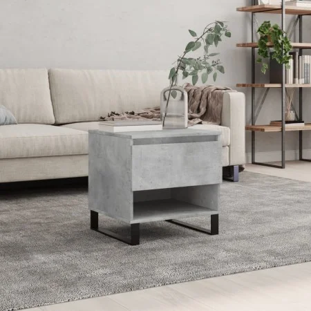 Concrete gray engineered wood coffee table 50x46x50 cm by , Coffee table - Ref: Foro24-830932, Price: 44,71 €, Discount: %