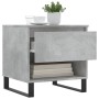 Betongrauer Couchtisch aus Holzwerkstoff, 50 x 46 x 50 cm von , Couchtisch - Ref: Foro24-830932, Preis: 45,15 €, Rabatt: %