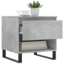 Concrete gray engineered wood coffee table 50x46x50 cm by , Coffee table - Ref: Foro24-830932, Price: 44,71 €, Discount: %