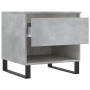 Betongrauer Couchtisch aus Holzwerkstoff, 50 x 46 x 50 cm von , Couchtisch - Ref: Foro24-830932, Preis: 45,15 €, Rabatt: %