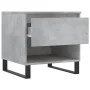 Concrete gray engineered wood coffee table 50x46x50 cm by , Coffee table - Ref: Foro24-830932, Price: 44,71 €, Discount: %