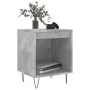 Mesitas noche 2 uds madera ingeniería gris hormigón 40x35x50 cm de , Mesitas de noche - Ref: Foro24-830725, Precio: 52,03 €, ...