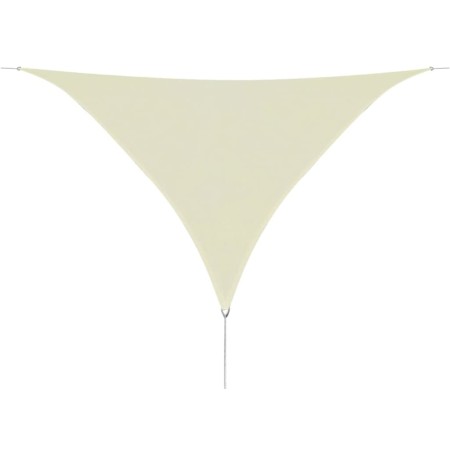 HDPE triangular sail awning 5x5x5 mm cream by vidaXL, Umbrellas - Ref: Foro24-42291, Price: 48,24 €, Discount: %