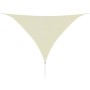 HDPE triangular sail awning 5x5x5 mm cream by vidaXL, Umbrellas - Ref: Foro24-42291, Price: 48,24 €, Discount: %