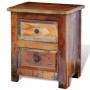 Nightstand with 2 drawers solid recycled wood by vidaXL, Nightstands - Ref: Foro24-241643, Price: 171,77 €, Discount: %