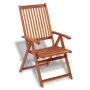 Folding garden chairs 2 pcs solid acacia wood brown by vidaXL, Garden chairs - Ref: Foro24-41820, Price: 149,56 €, Discount: %