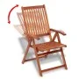 Folding garden chairs 2 pcs solid acacia wood brown by vidaXL, Garden chairs - Ref: Foro24-41820, Price: 149,56 €, Discount: %