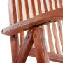 Folding garden chairs 2 pcs solid acacia wood brown by vidaXL, Garden chairs - Ref: Foro24-41820, Price: 149,56 €, Discount: %