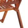 Folding garden chairs 2 pcs solid acacia wood brown by vidaXL, Garden chairs - Ref: Foro24-41820, Price: 149,56 €, Discount: %