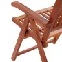 Folding garden chairs 2 pcs solid acacia wood brown by vidaXL, Garden chairs - Ref: Foro24-41820, Price: 149,56 €, Discount: %