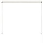 Toldo retráctil crema 100x150 cm